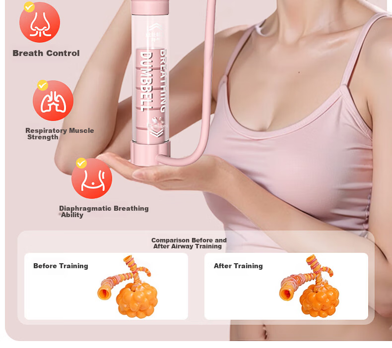 Oufanda Breathing Dumbbell Diaphragm Trainer Lung Capacity Abdominal Muscle Vest Pelvic Floor Slimming Face Core Workout Equipment 9