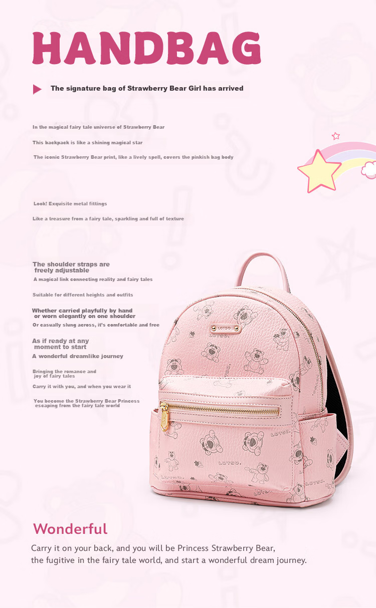 Mascot Disney Cartoon Backpack for Women Large Capacity Commuter Bag Birthday Gift 2026 New Model 4