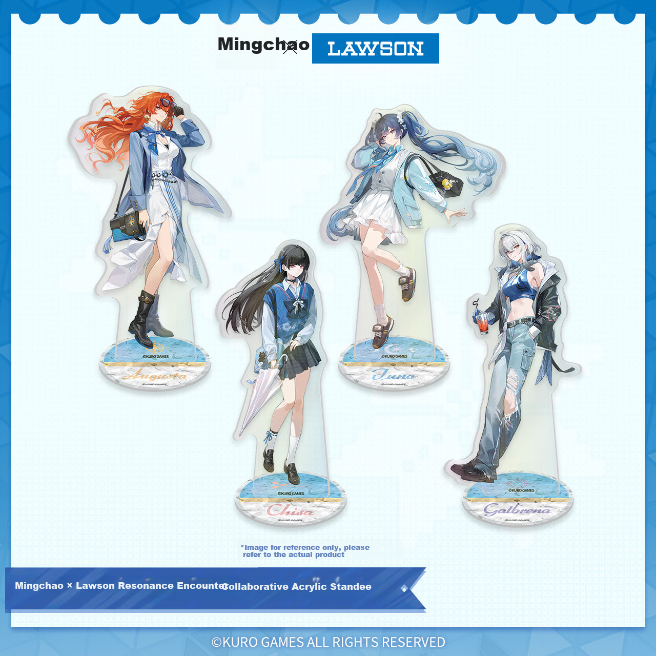 Lawson Mingchao × Lawson Resonance Encounter Collaboration Acrylic Stand Augusta