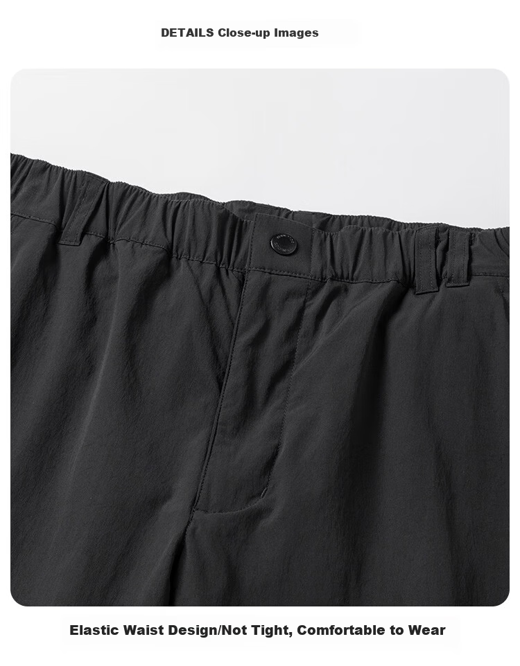 Columbia Men's Spring Summer 2026 Breathable Quick-Dry Pants UV Protection Stretch Casual Pants XE9845 010 10