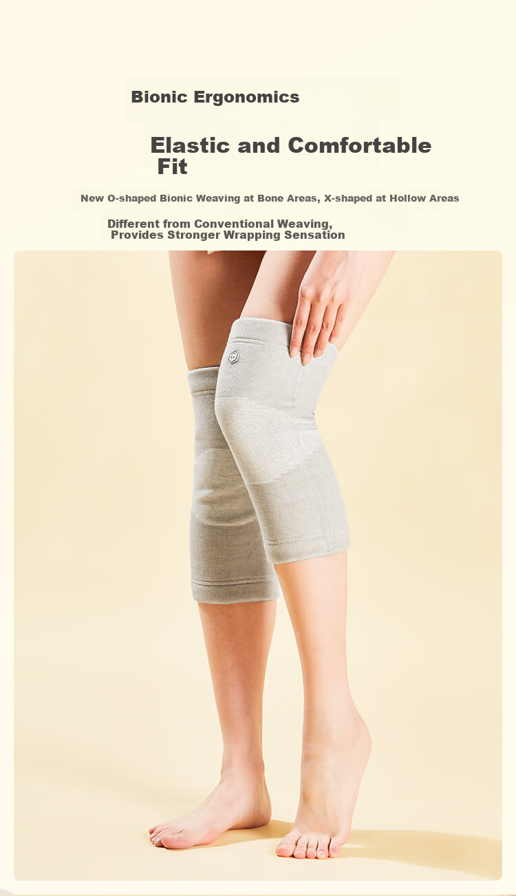 JD Jingzao X50 Warm Knee Brace for Men and Women, Arthritis, Old Cold Legs, Sports Meniscus Support, Maternity Postpartum Cold Protection S/M 4