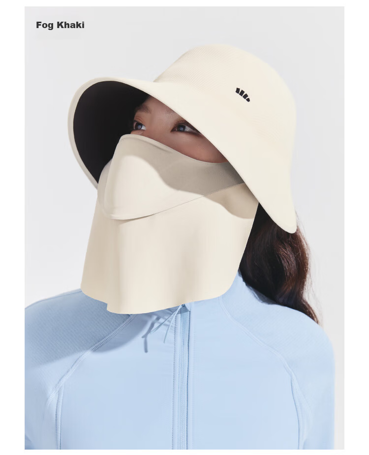 Beneunder Winter Sun Protection Hat with Magnetic Face Mask, Bucket Hat for Men and Women, Black 19