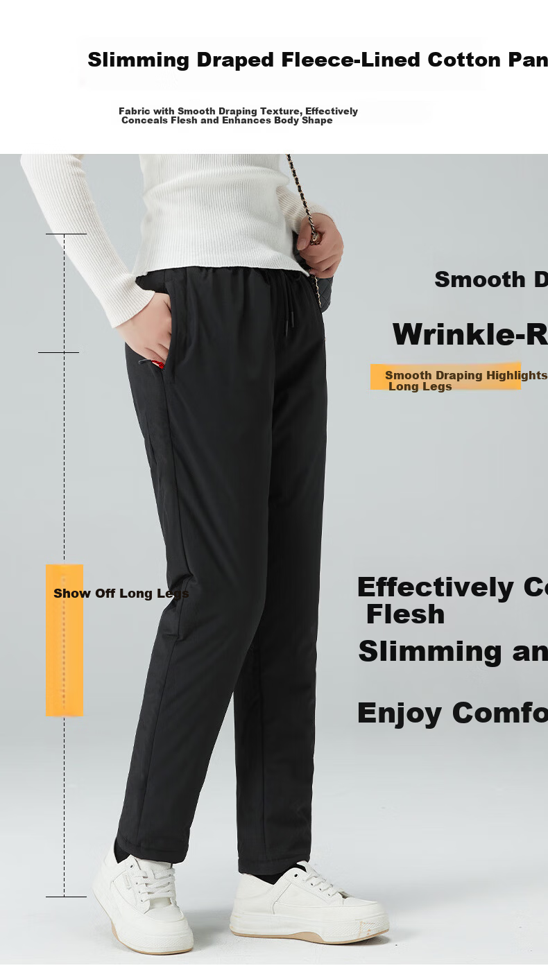 LangSha Women's -30°C Fleece-Lined Lamb Wool Ski Pants Windproof Thick Thermal Snow Pants for Northeast Snow Region 2