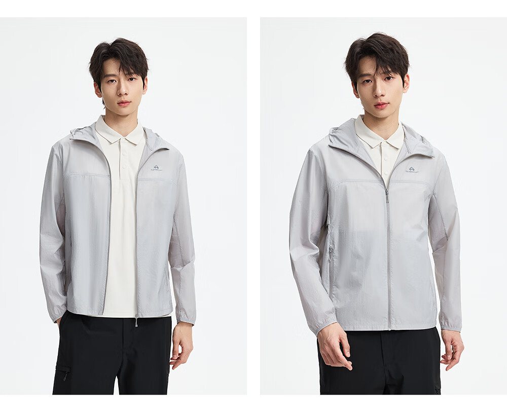 Toread Urban Outdoor UV Protection Hooded Jacket Men Summer New Lightweight Breathable Rainproof Sunscreen Coat 16