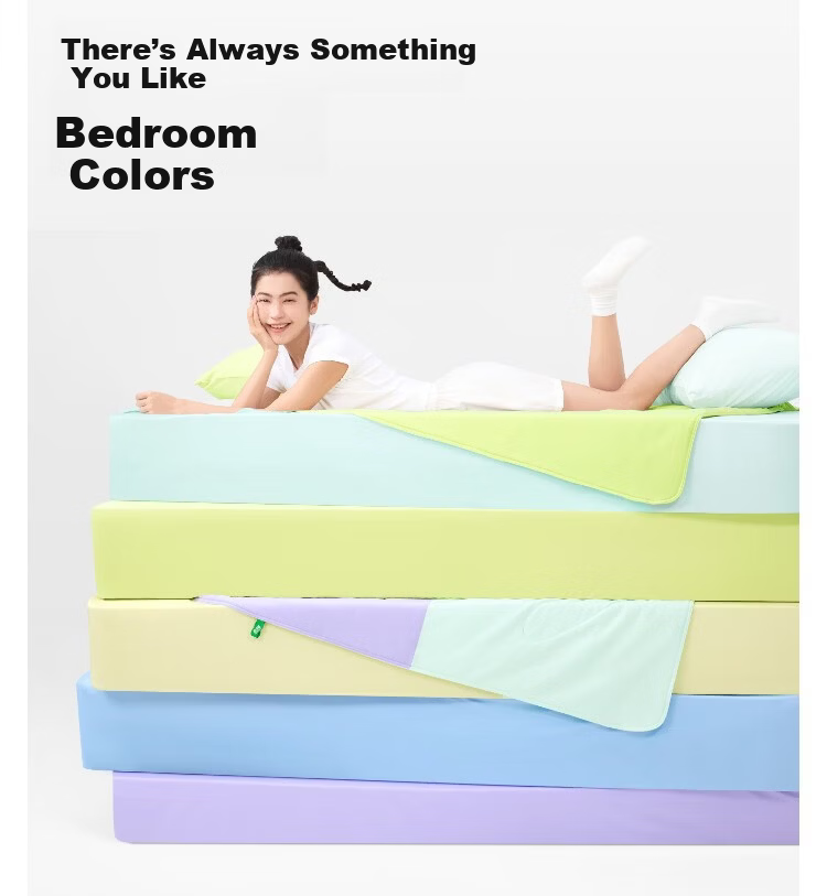 Tangdao Guagua Cooling Fitted Sheet 2026 Summer Cooling Mattress Cover Student Dormitory Single 1.5m Ice Silk Fitted Sheet 3
