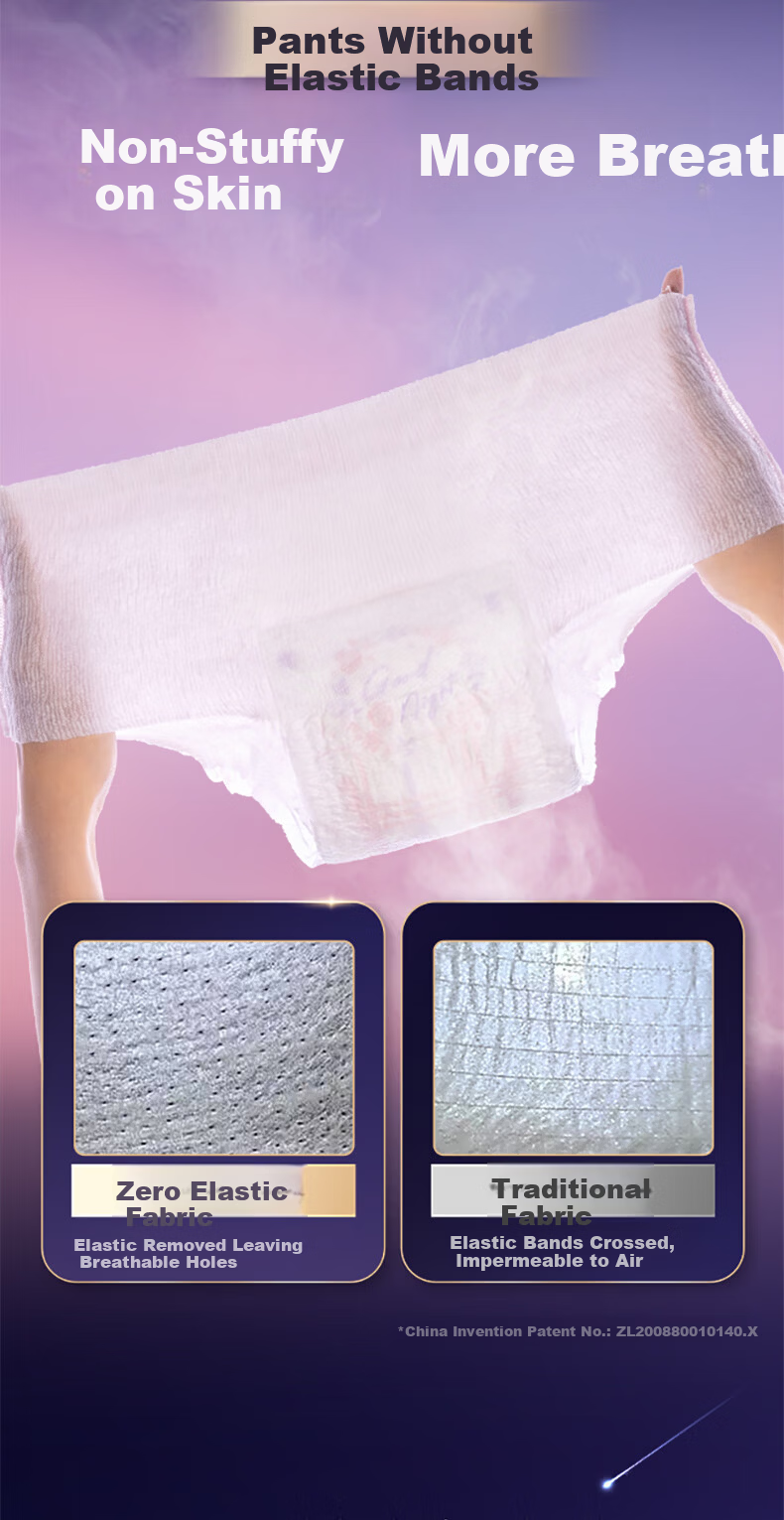 Sofy Ultra Thin 0 Elastic Super Sleep Secure Pants XL-2*10 Packs Night Use Sanitary Napkins Night Secure Pants Self-operated 6
