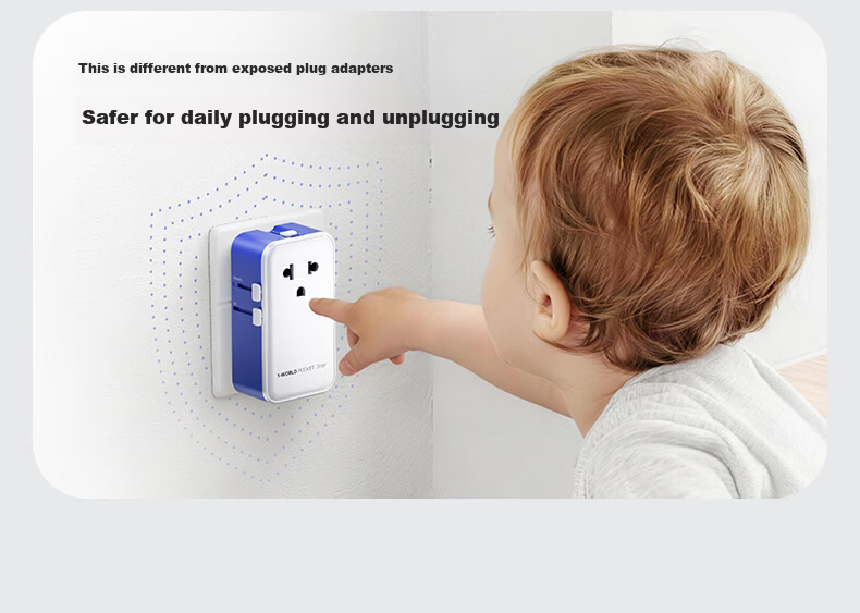 Momax Ultra-Thin 25W Global Universal Travel Adapter Multi-Country Converter Socket for Overseas Study and Travel Hong Kong Macau Japan Korea Europe UK US AU Standard Multi-Functional Socket Gray 8