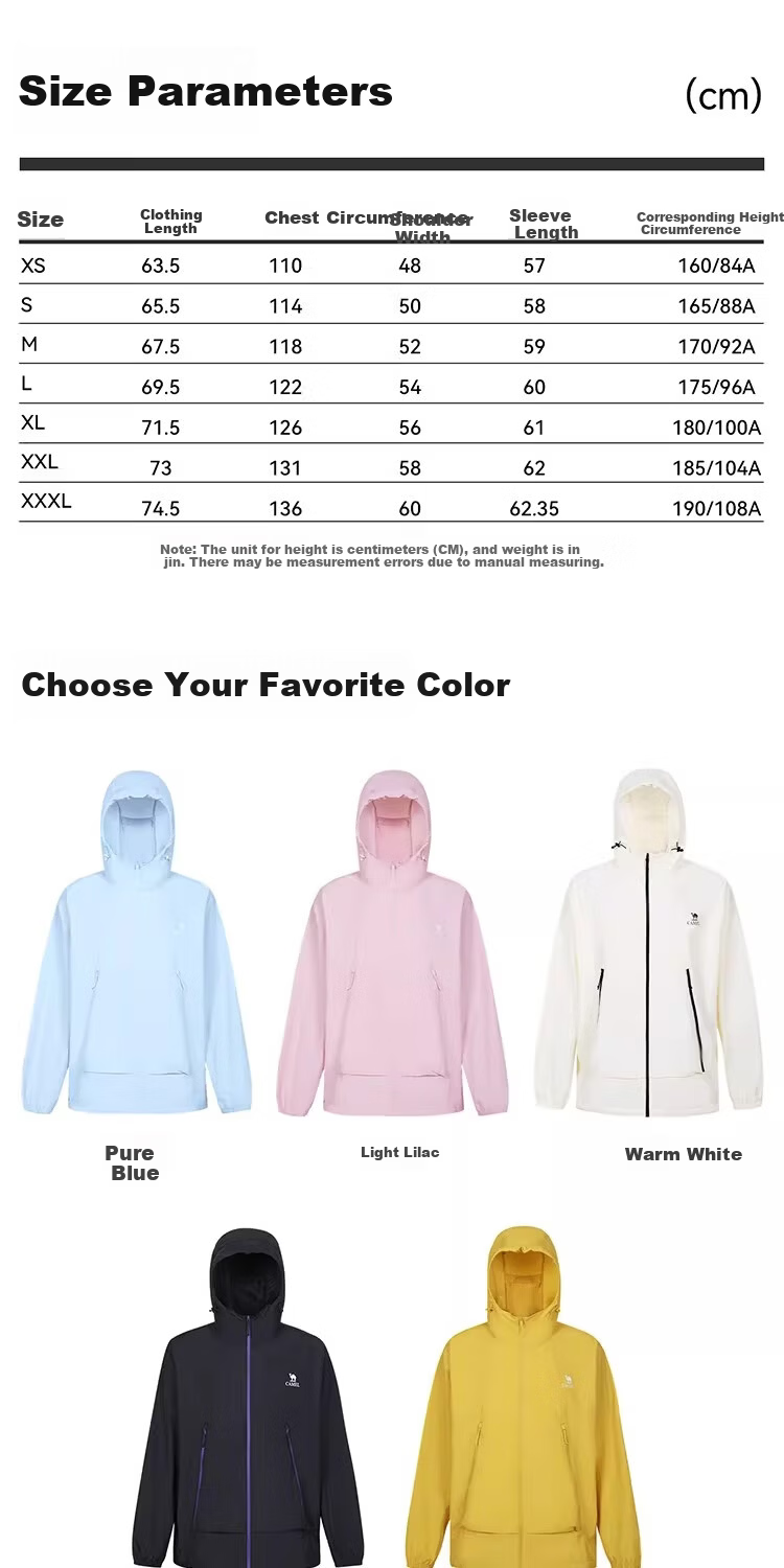 CAMEL Wang Junkai Edition Muguang Pro Sunscreen Jacket 2026 Spring Summer Lightweight Breathable Cooling Coat G010 39