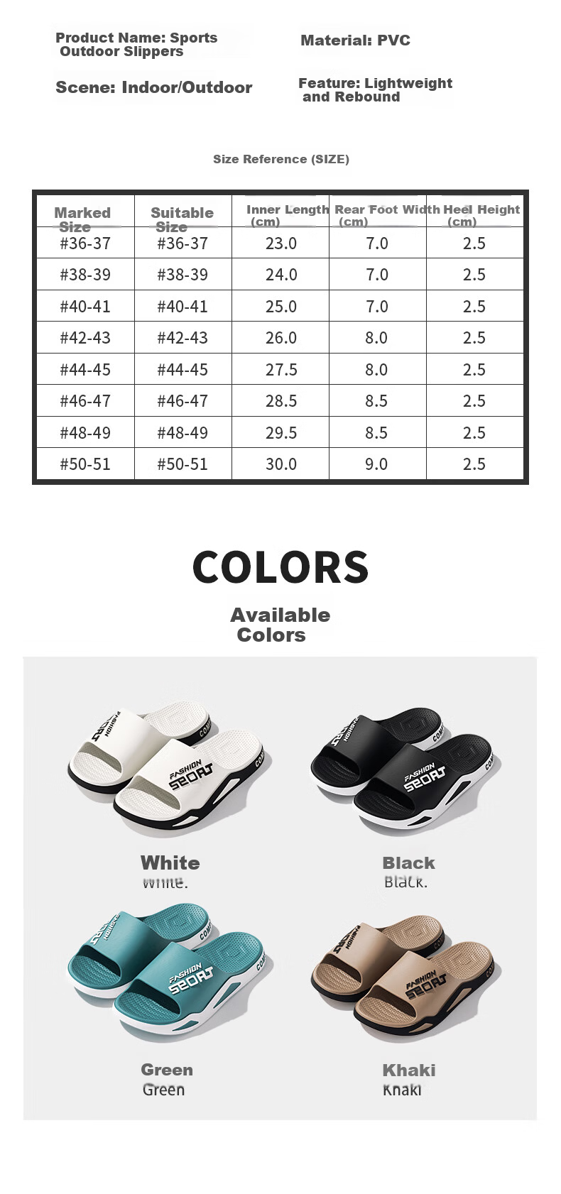 TZLDN Men's Summer Outdoor Durable Indoor Home 2026 New Bath Non-Slip Sports Slippers for Men 10