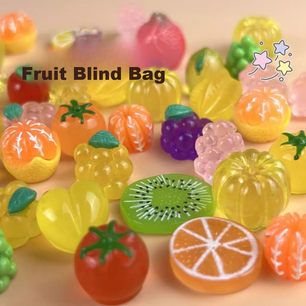 Mini Joyous Garden Food Toy Blind Bag Miniature Food Toy Mini Toy Children’s Realistic Fruit Blind Box Prize Kindergarten Birthday Gift 2