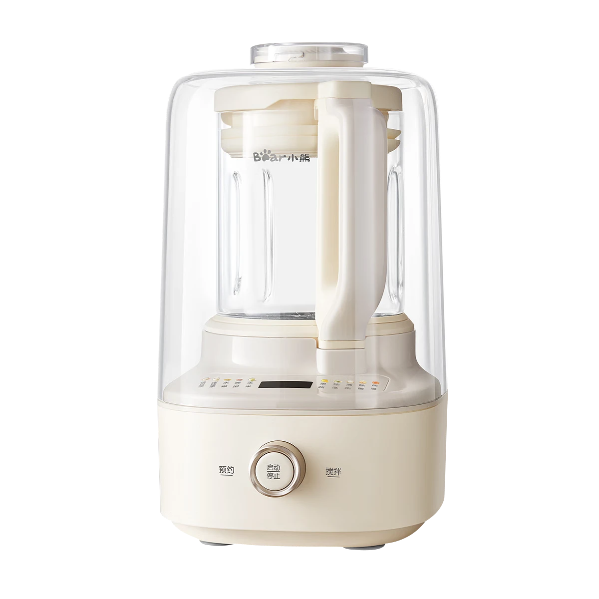 Bear Fully Automatic Silent Noise-Reducing Blender 2026 New Model with Titanium Base 1.2L Juicer Food Processor Soy Milk Maker for 3-4 People PBJ-F10K1