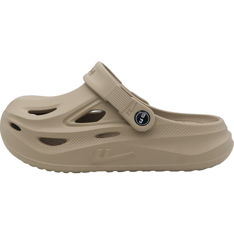 Warrior Men's Soft Thick-Soled Garden Clogs Sandals Outdoor Casual Beach Shoes SDJ-0752 Khaki 41