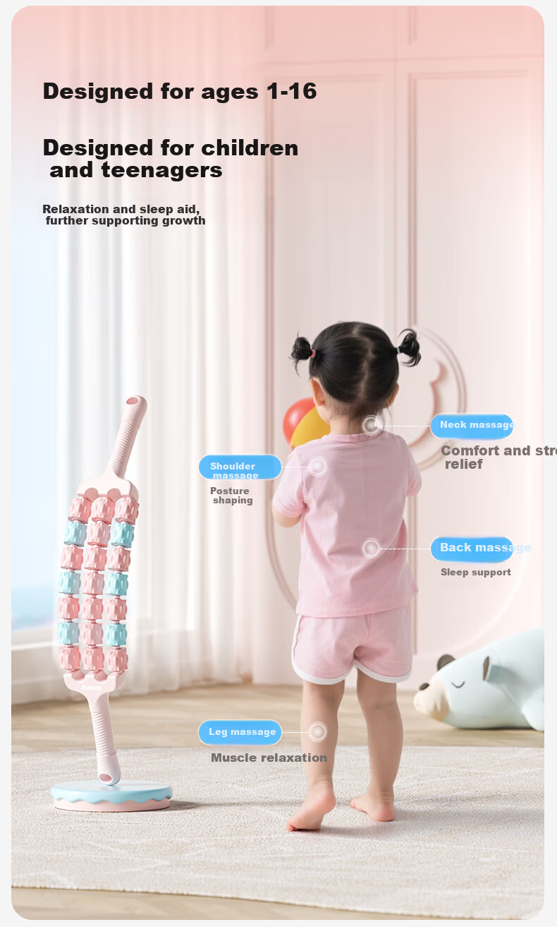 Langwei Children's Flexible Massage Stick Sensory Integration Training Roller Spiked Muscle Relaxation Stick for Full Body Use 5