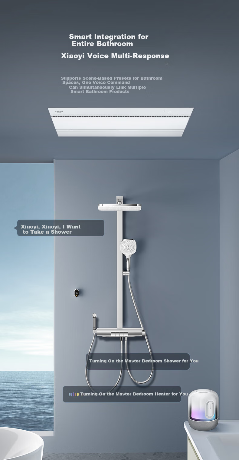 ARROW HarmonyOS Smart Thermostatic Shower Head HM-S01ZCP-GGW 4