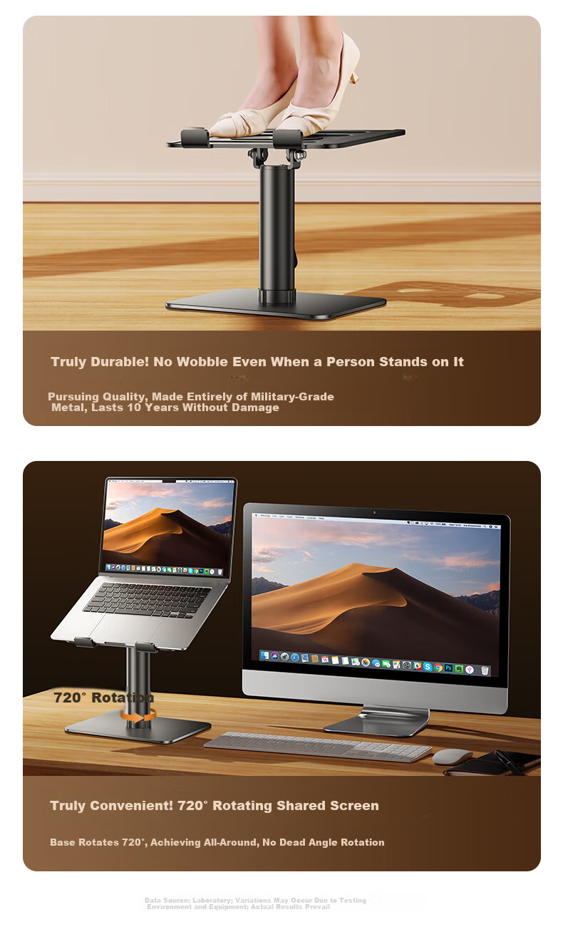Shuotu Laptop Cooling Pad, Computer Semiconductor Cooling Stand, Air Pressure Gaming Laptop Cooling Device, Handheld Tablet Computer Vertical Stand, Computer Desk Height-Increasing Fan Cooling 4