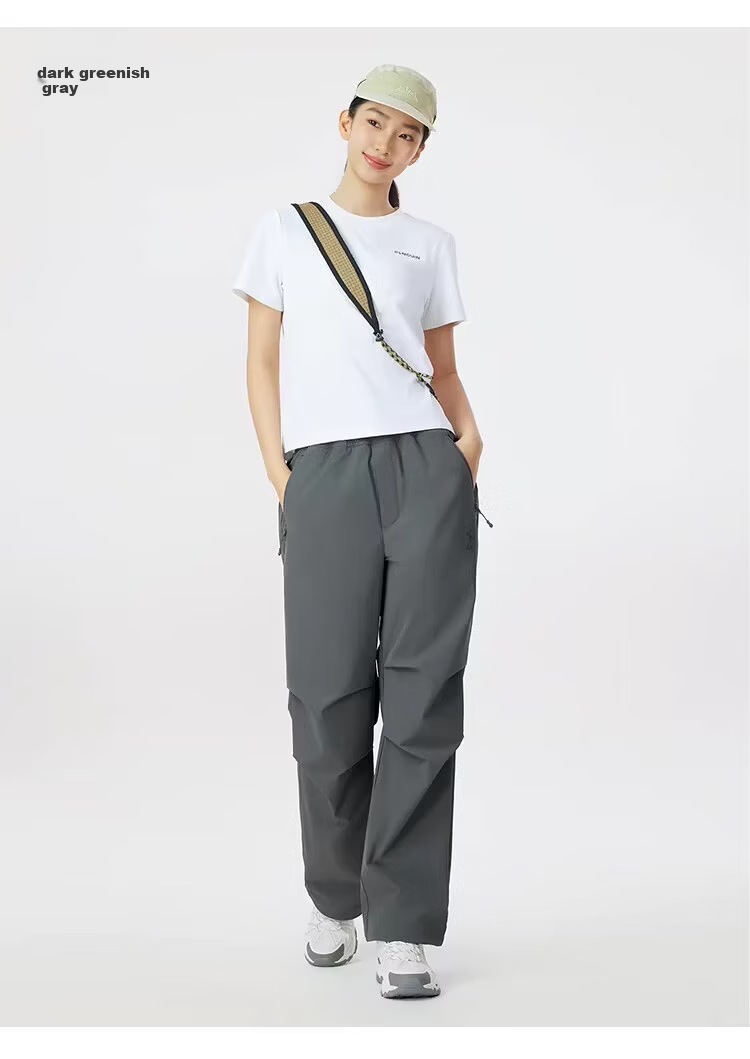 CAMEL Outdoor Quick-Dry Military Pants Women Spring Summer Breathable Cooling Sun Protection Wide-Leg Sports Hiking Mountaineering Pants Men 3032 14