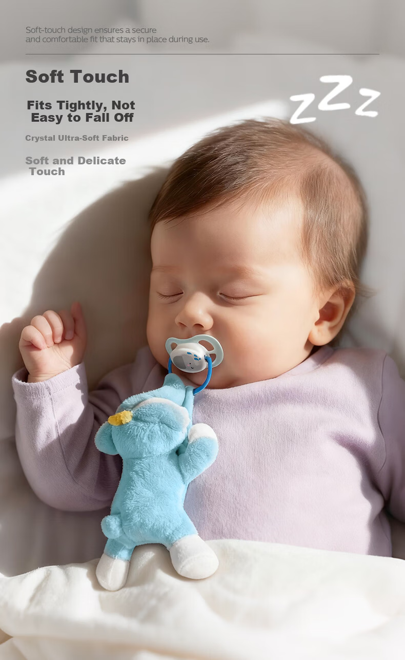AVENT Philips Soothing Plush Hand Puppet Pacifier Clip Doll 0-1 Year Old Comfort Toy Cute Little Lion 6