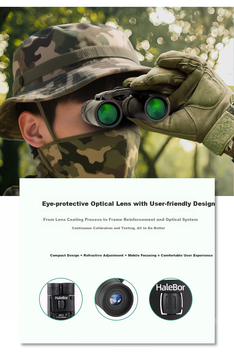 Hailunboer Fanpaul 10X22 High-Definition High-Power Concert Binoculars 7