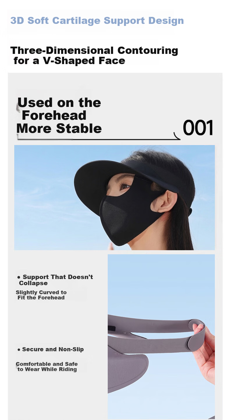 Muerxi Full Face Sun Protection Mask with Neck Guard, Ice Silk Breathable Outdoor Cycling Face Cover, Sports Sun Protection Mask 11