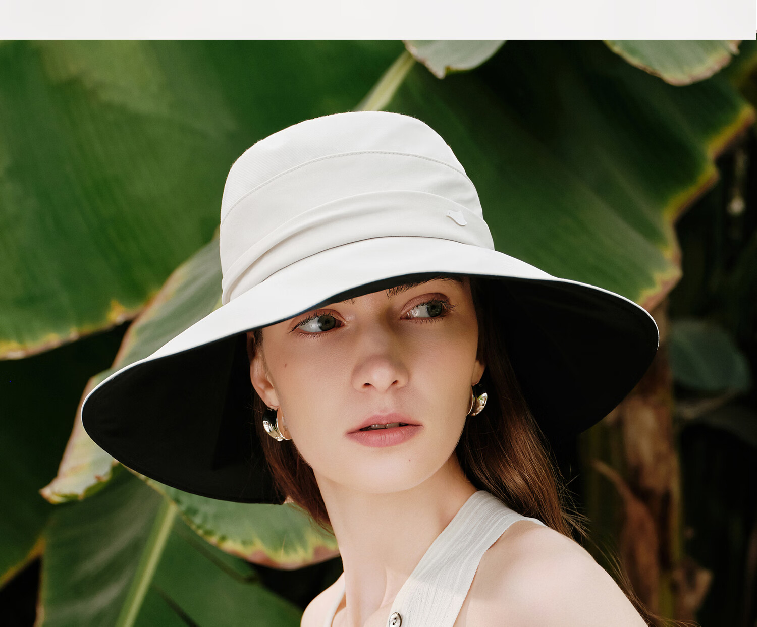 FANCET Wide Brim Sun Hat for Women Summer Outdoor UV Protection Sunshade Hat with Neck Flap 20