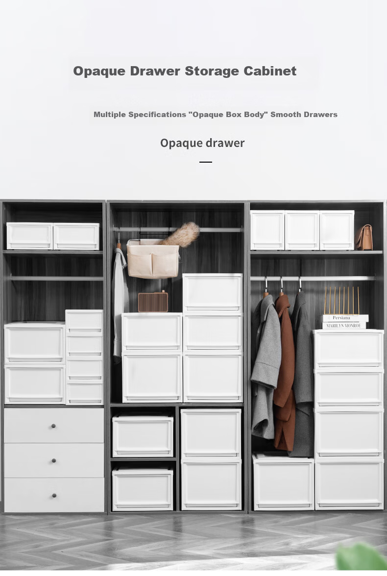 Iris Storage Cabinet Safe Odorless Baby Wardrobe Large Drawer Storage Box Stackable Sealed Bedside Cabinet Alice 1
