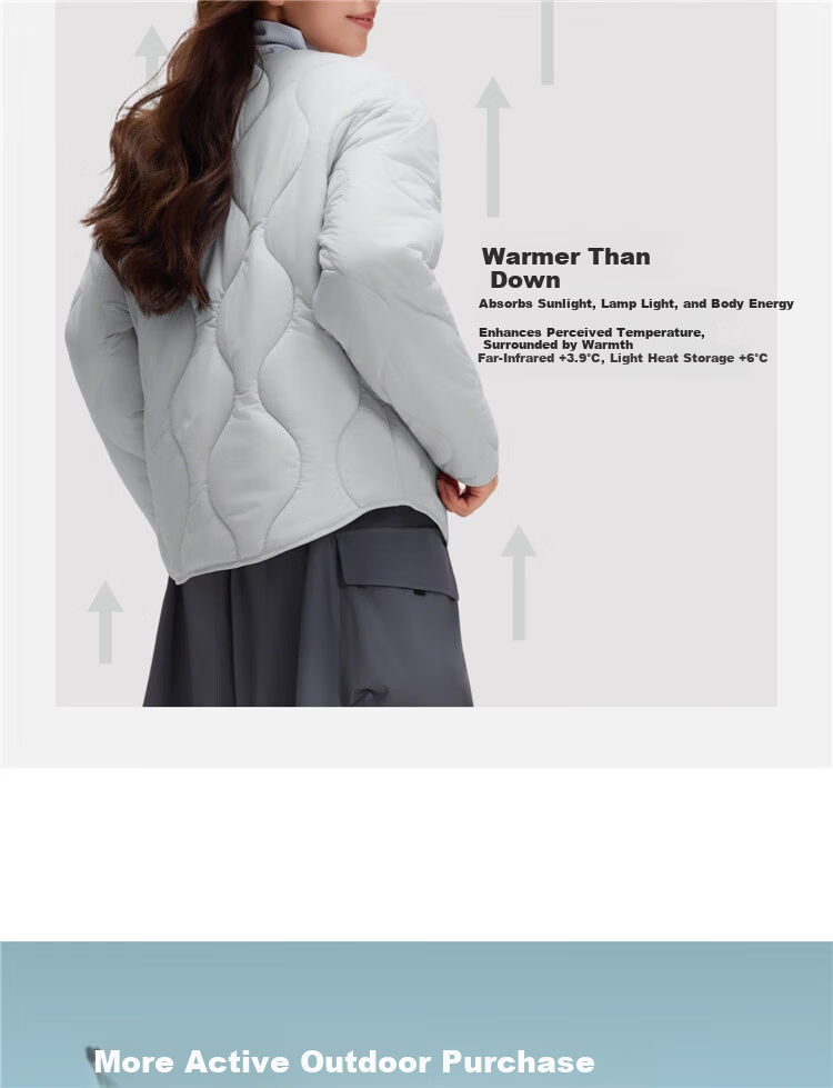 Beneunder Women's Autumn And Winter Jacket, Down-Like Fleece Coat, Round Neck, Machine Washable, Inner Lining with Cotton Padding, New Autumn Style 2025 6
