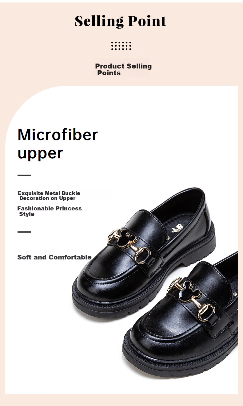 Follow Me Girls Black Patent Soft Sole School Performance Loafers Shadow Black Size 30 7