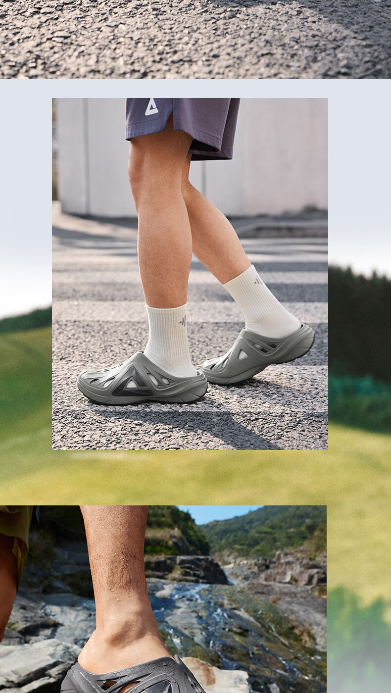 Peak Taiji Flying Fish 2.0 Men's Summer Breathable Non-Slip Thick Sole Height Increasing Casual Sandals DL2620401 16
