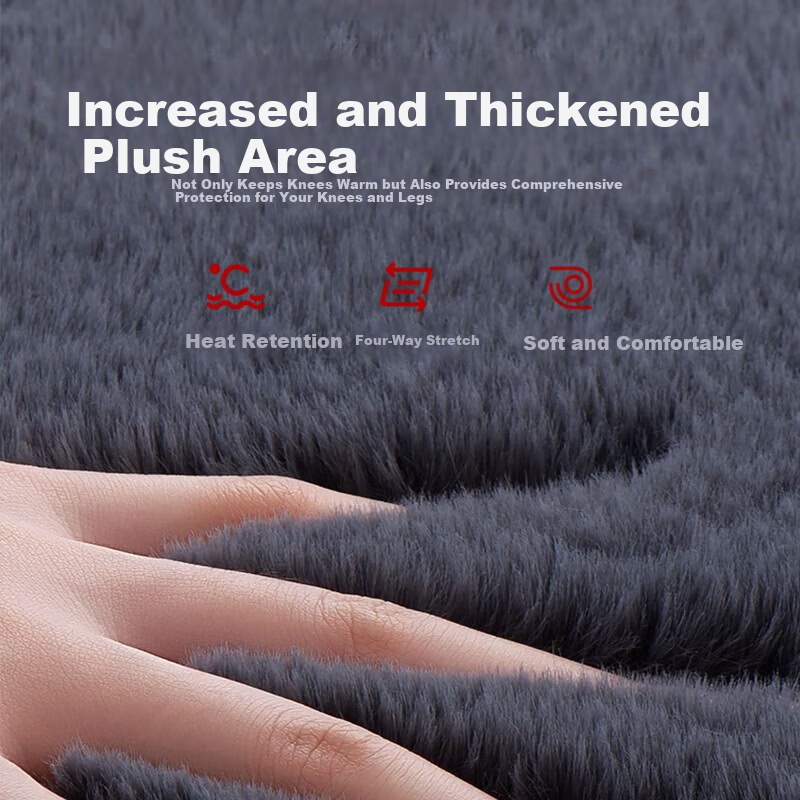 PROPARD Cashmere Knee Warmers Arthritis Cold Leg Protection Long Tube Leg Sleeves for Men and Women Elderly Autumn Winter