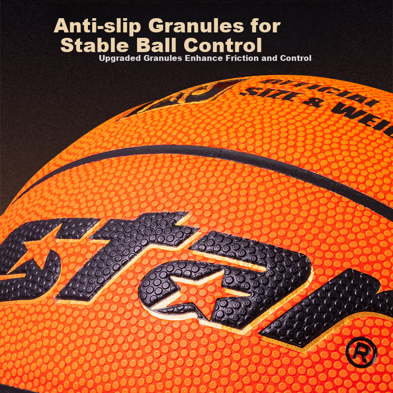 Star Basketball No.7 Dustproof Sweat-Absorbent Microfiber Indoor and Outdoor Universal Adult Professional Competition Training BB3007C