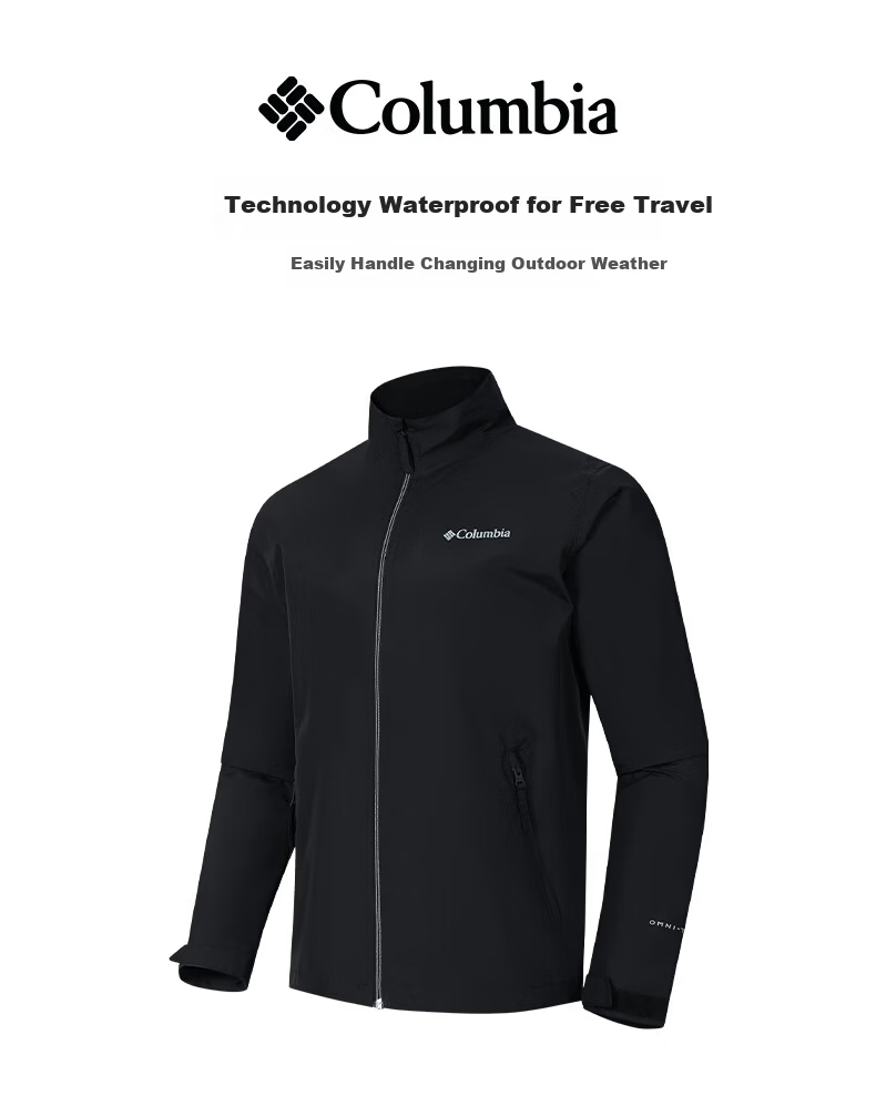 Columbia Men's Waterproof Hiking Jacket XE5606 Spring Summer 2026 Outdoor New Arrival 1