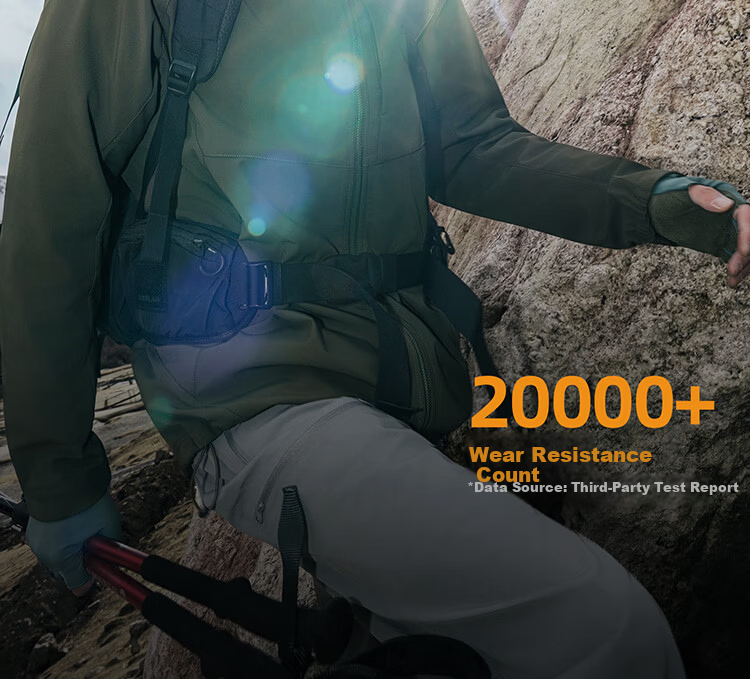 NORTHLAND 【Gangren 3】Men's Softshell Jacket 2026 New Outdoor Three-Proof Wear-Resistant Hiking Mountaineering Softshell Coat 6