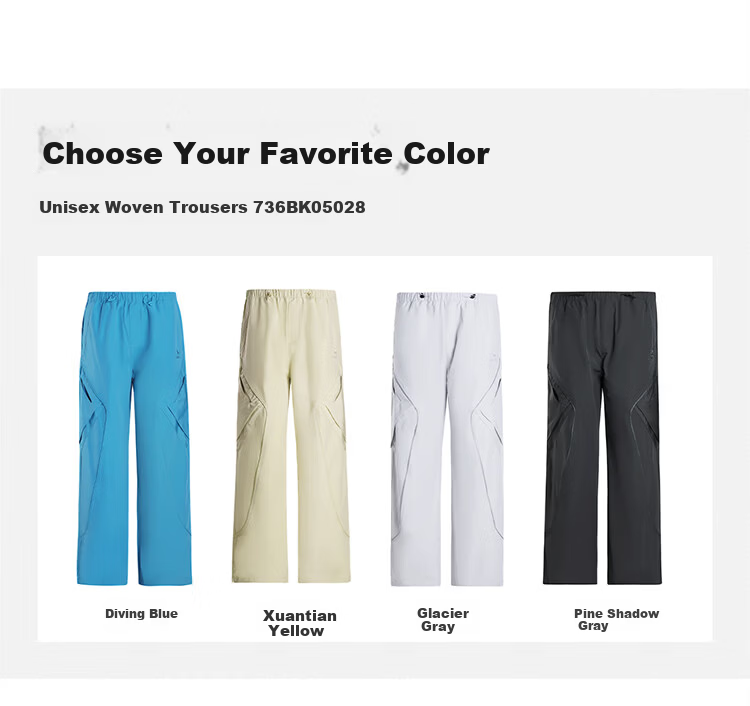CAMEL [Wang Junkai Edition] Outdoor Casual Pants for Women 2026 Spring New Breathable Straight-Leg Casual Pants for Men 5028 12