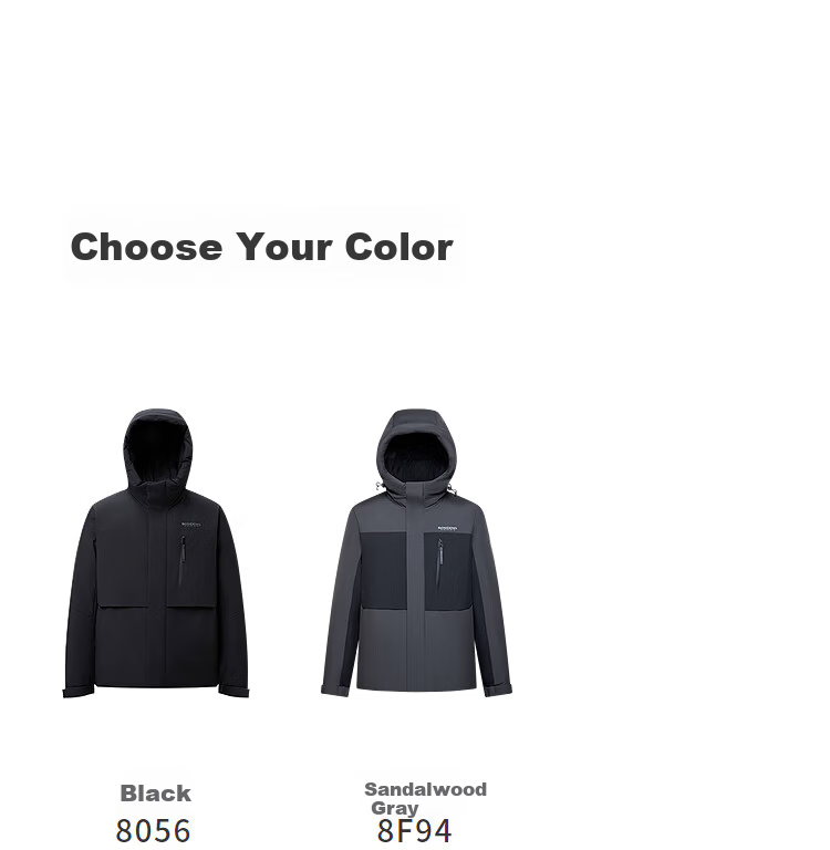 BOSIDENG Men's Off-Season 90% Down Thickened Hooded Loose Short Casual Warm Jacket 8