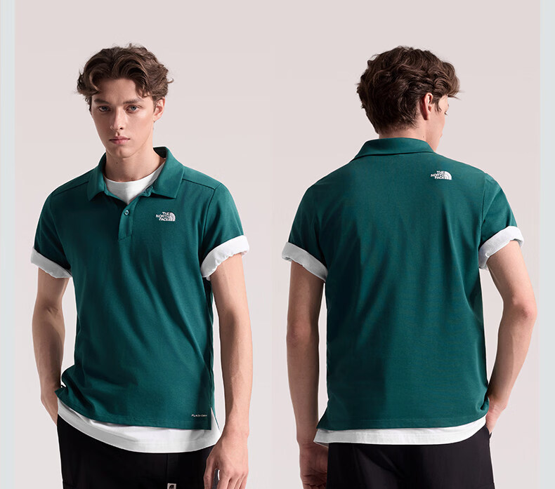 The North Face Short Sleeve Polo Shirt Unisex Breathable Summer Outdoor T-Shirt A0M XL 13