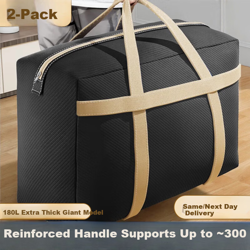 Angtu Moving Packing Bag Woven Bag Large Capacity Storage Bag for Quilts Clothes Snake Skin Luggage Bag