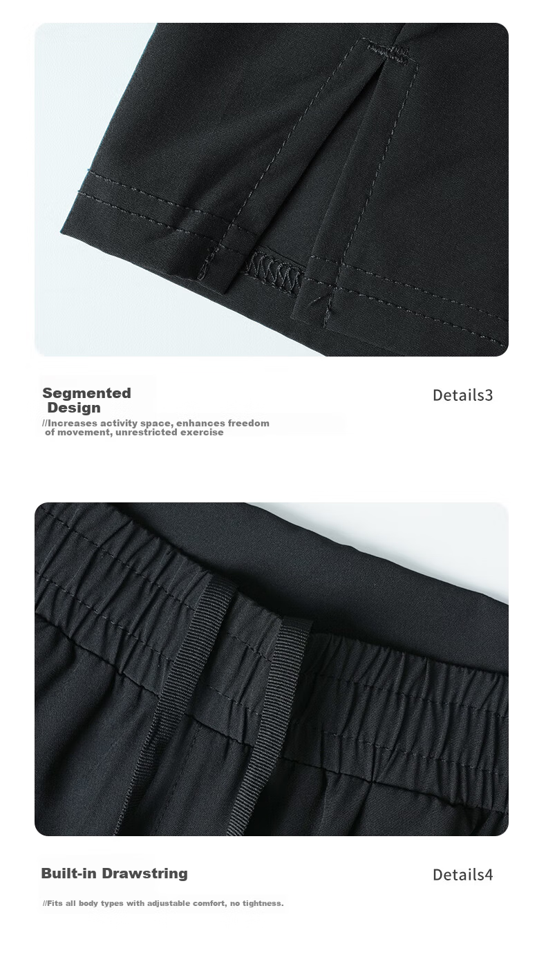 BURUITE Men's Sports Shorts Running Fitness Quick-Dry Casual Five-Point Summer Training Ice Silk Lightweight Woven Beach Basketball Pants 14