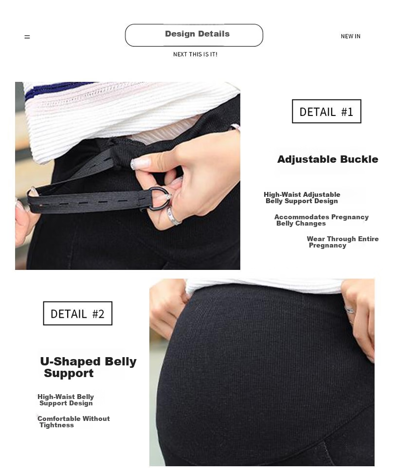 JOYNCLEON Maternity Pants Spring Summer Petite Outdoor Sports Casual Leggings Black L jyk14772 15