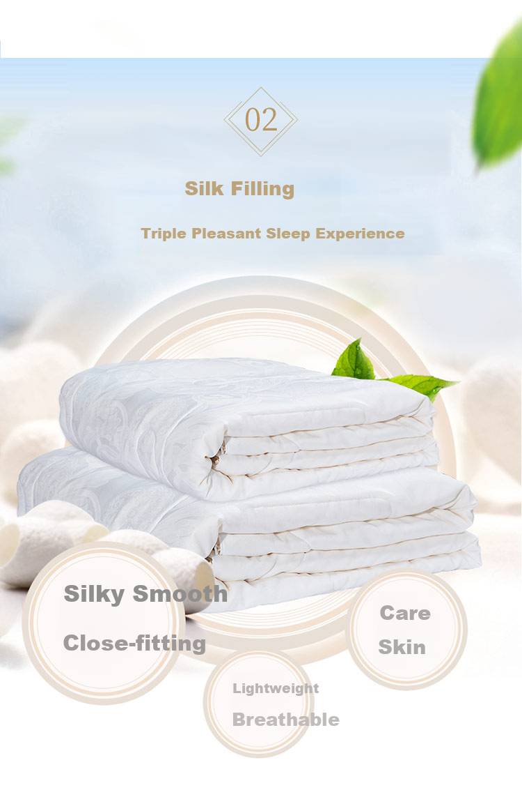 FUANNA Gold CP Silk Soybean Quilt, Winter Antibacterial Comforter, Double Size Winter Quilt, Approximately 6.6 Jin (3.3 Kg), 230*229cm 5