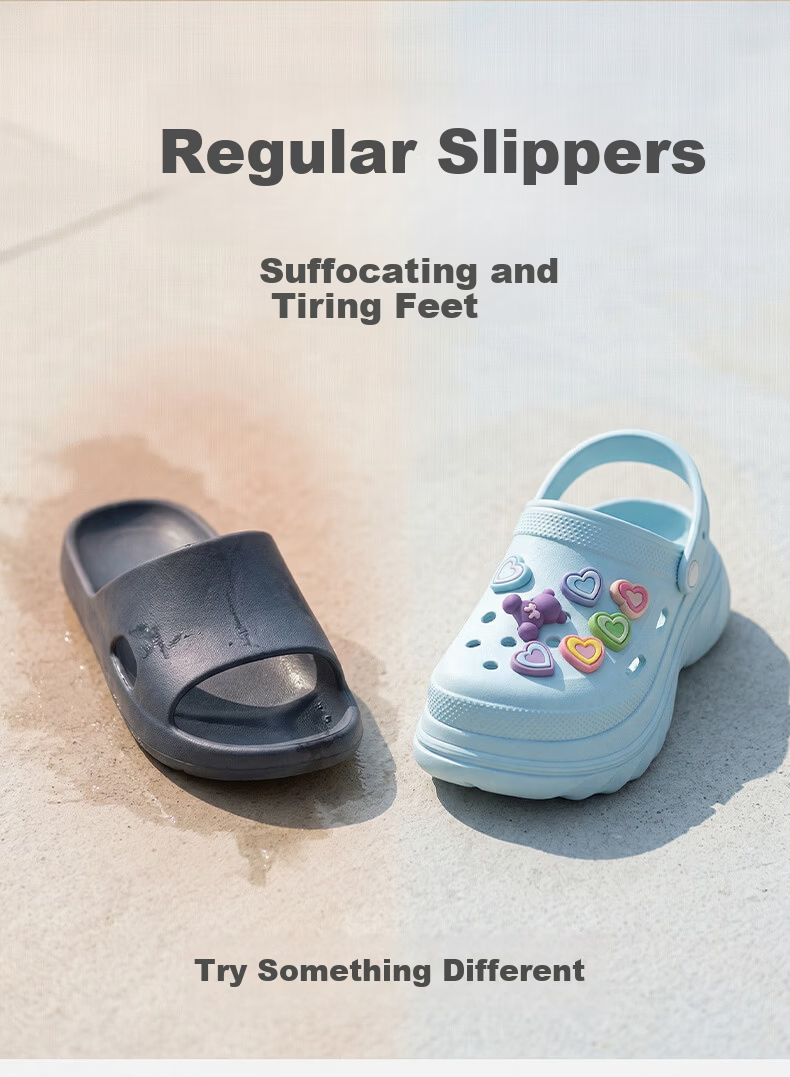 Seven Color Spinning Women's Summer Hollow Out Shoes Height Increasing Slimming Outdoor Non-Slip Nurse Surgical Room Slippers Blue Size 40-41 2