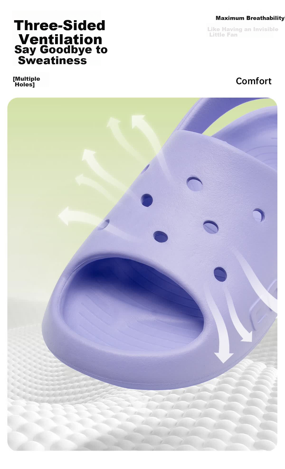 Coqui Children's Perforated Shoes, Boys And Girls Slippers, Eco-Friendly EVA Non-Slip Sandals for Kids, Ink Black Color, Size 26-27, CQ2213 5