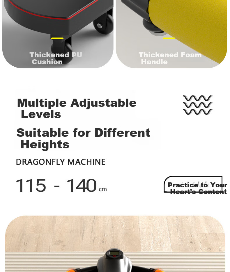 SMART VK Ab Wheel Dragonfly Automatic Rebound Abdominal Roller Lazy Weight Loss Waist Slimming Home Fitness Equipment 12