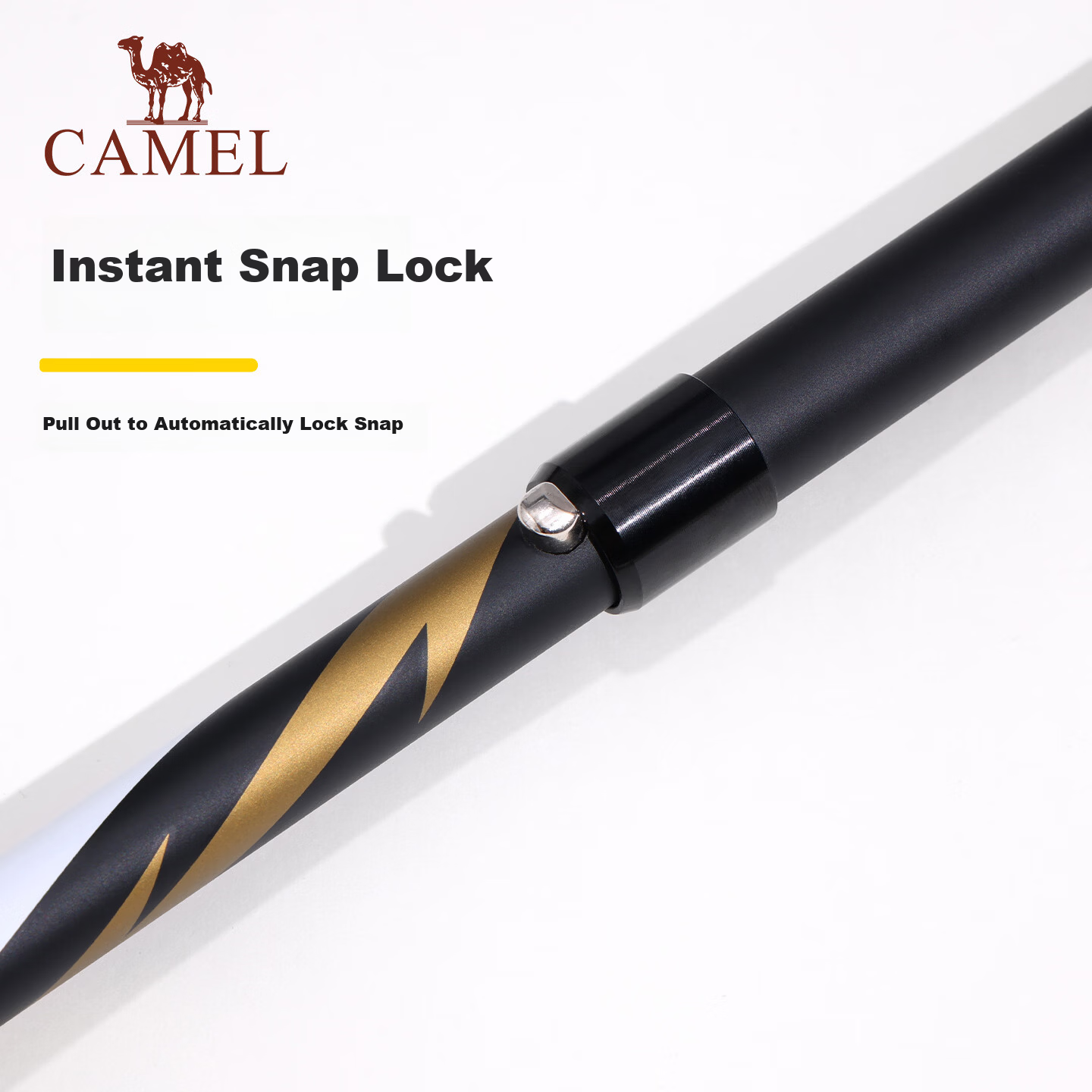 CAMEL Dune Carbon Fiber Professional Outdoor Hiking Trekking Lightweight Folding Walking Stick Mozi Mi 3022