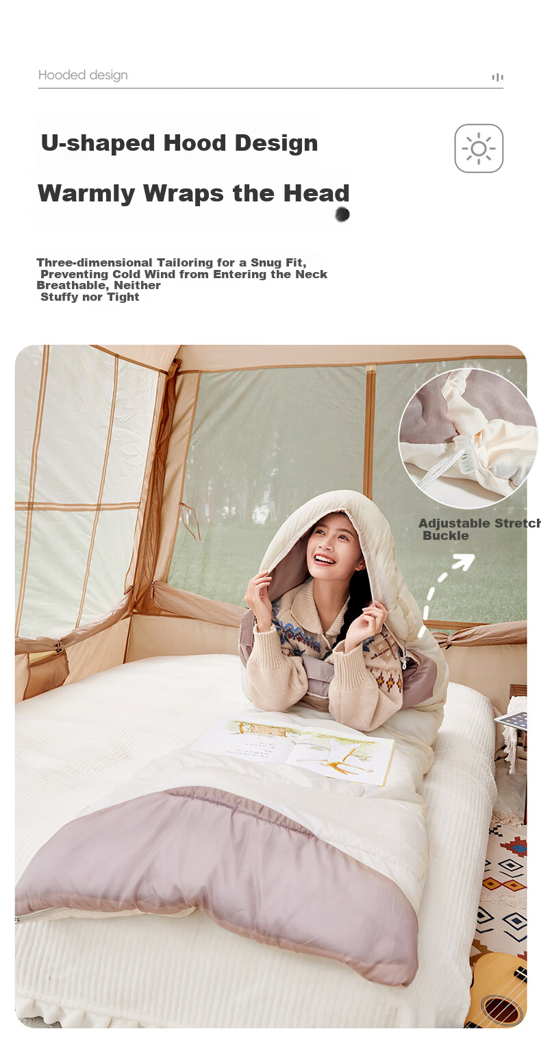 CAMEL Outdoor Camping Portable Four-Season Universal Adult and Child Office Nap Sleeping Bag 135CAF5020 5