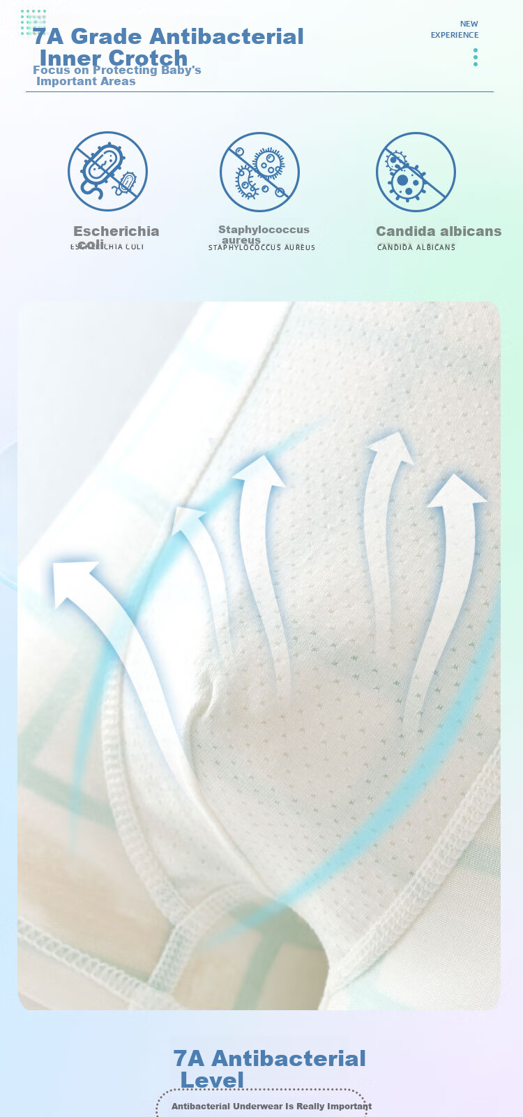 MiiOW Boys' Modal Boxer Briefs 3-Pack Summer Thin Ice Silk Kids' Shorts for Boys Age 6-12 4