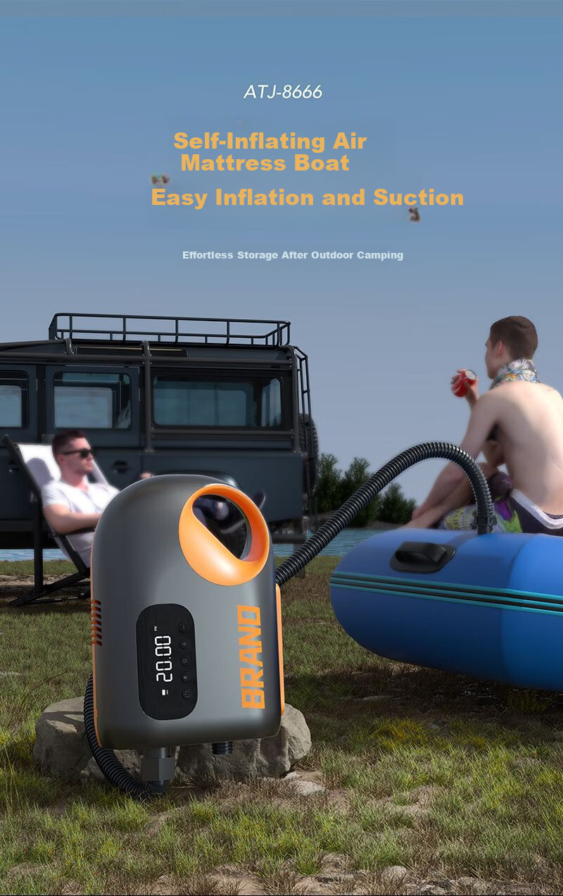 Jiweixi High-Pressure Electric Air Pump for SUP Paddle Board Camping Surfboard Kayak Inflatable Boat Raft 6