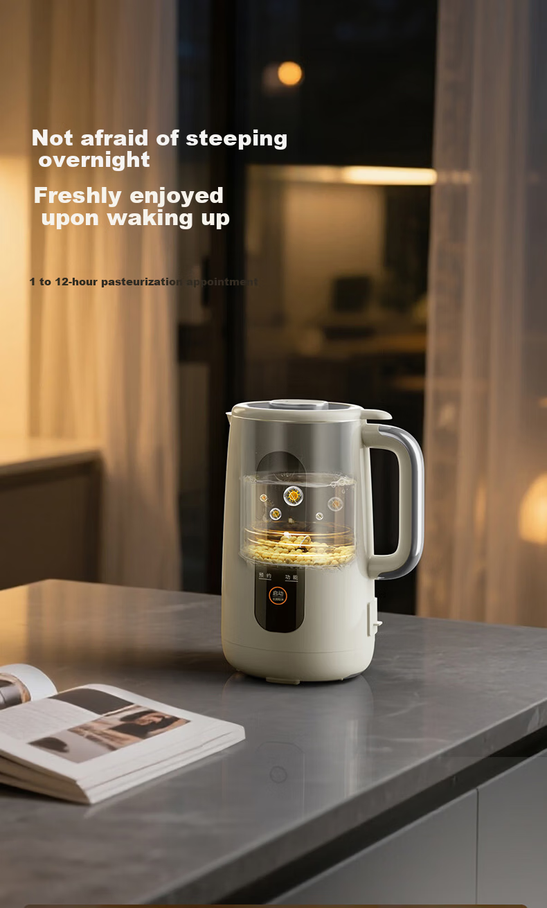 Joyoung New Model Blender Soy Milk Maker 1.2L 316L Stainless Steel Inner Tank Multi-Grain No-Filter Pasteurization Reservation Self-Cleaning Fully Automatic for 1-3 People D780 5