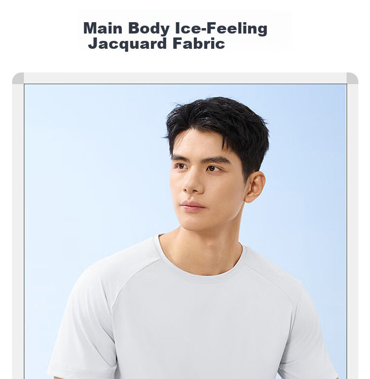 361° Men's T-Shirt Spring Summer New Quick-Dry Loose Fitness Sports Casual Cool Short Sleeve Top 652624128-5 4