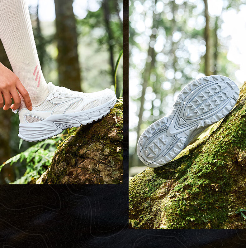 361° Women's Sports Shoes Summer Lightweight Breathable Cushioning Commuter Running Outdoor Trail Shoes 682622221F-1 27