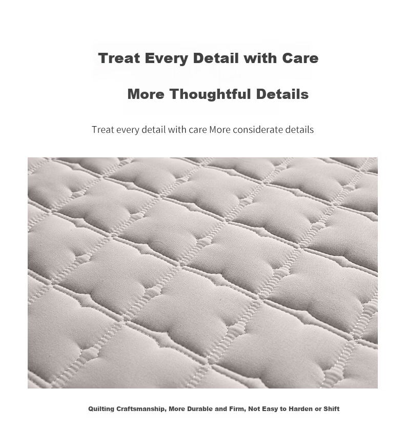 Grace Antibacterial Quilted Washable Thickened Fitted Sheet Mattress Protector Dark Gray 1.8m 11